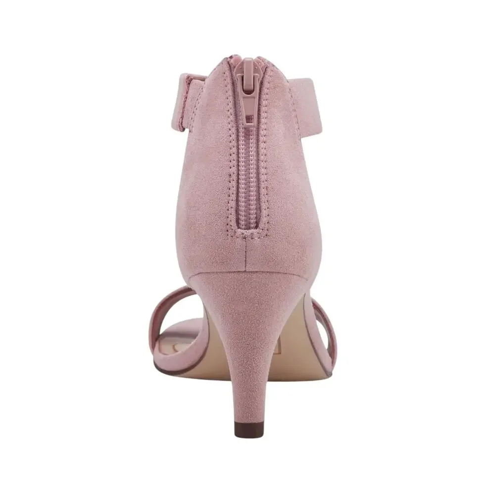 Style & Co Women's Paycee Two Piece Ankle Strap Dress Sandals Pink Size 7